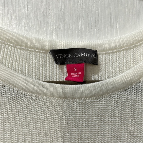 VINCE CAMUTO SWEATER LONG SCOOP NECK SLEEVE SIZE SMALL - Picture 6 of 9